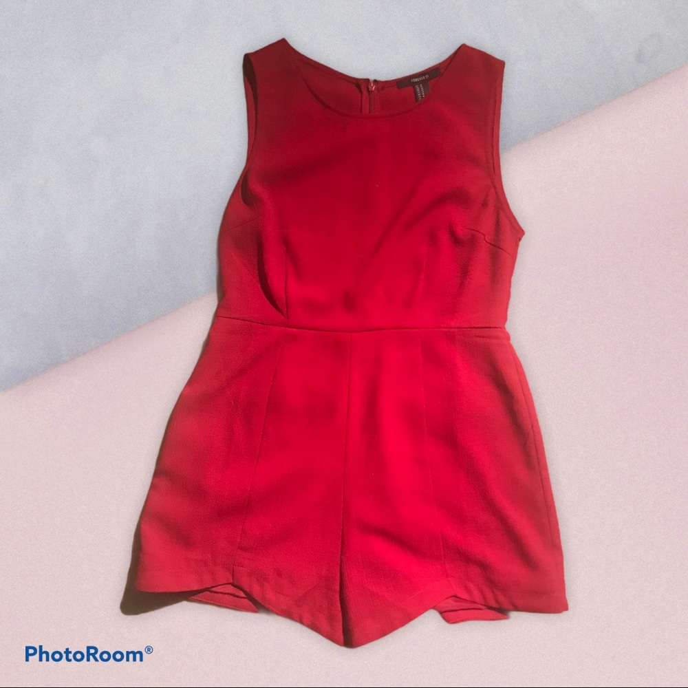 Forever 21 Red Romper❤️